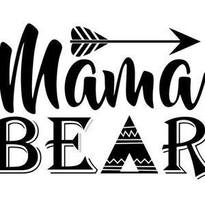 Mamma Björn Script Dekal, Personlig Mamma Gåva
