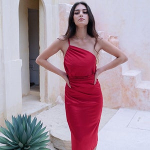 one size multiway bridesmaid dresses Buy Women's Clothing Pleated Bridesmaid One Shoulder Online