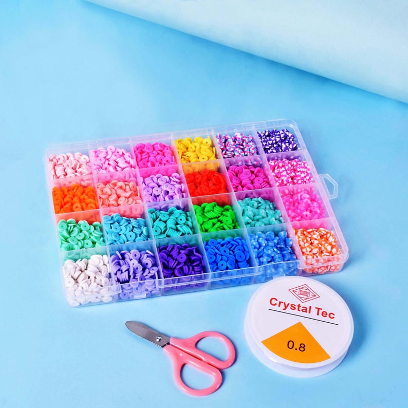 Handmade bracelet kit for kids, easy-to-use jewellery-making set. Ideal for creative play & learning new skills.