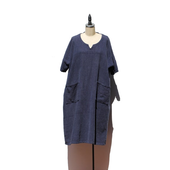 linen sack dress