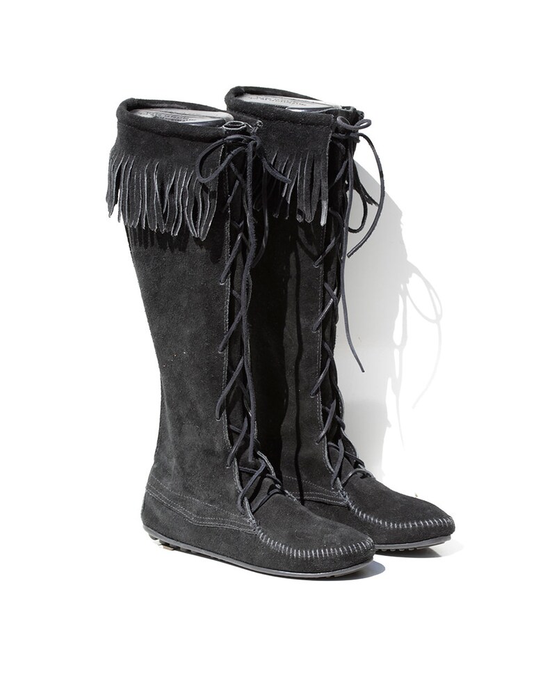 womens tall moccasins boots