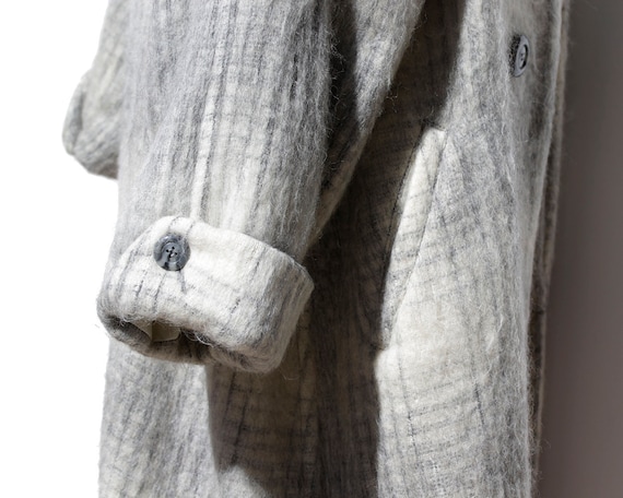 Vintage Gray Wool/Cashmere Oversized Coat