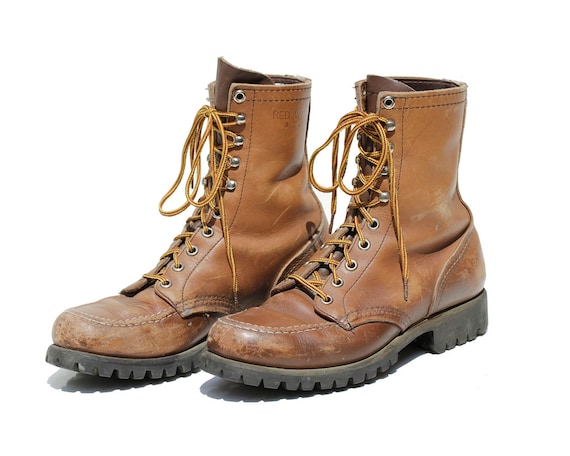 Damen Vintage Feld Größe8 Braun Leder Jagd Stiefel tQdCrshx