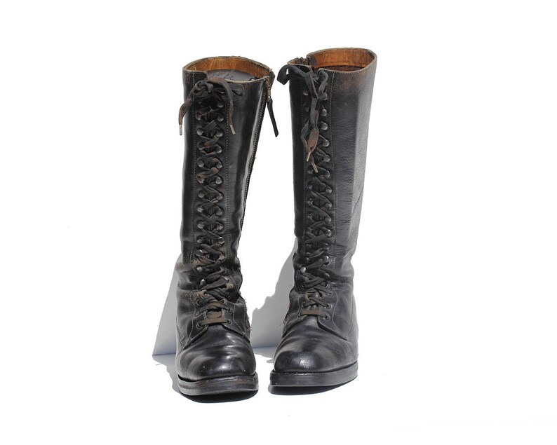 black knee high boots size 8