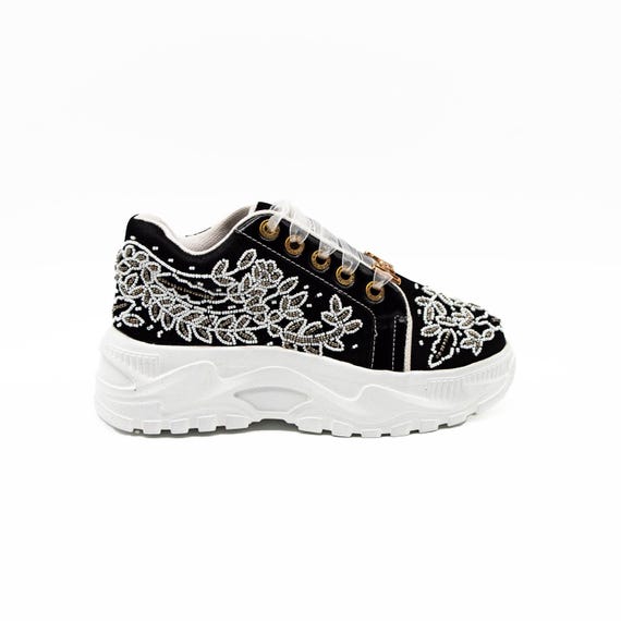Luxury white trainers best sale