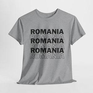 Vintage Romania Graphic Tee: Bucharest, Cluj, Dracula