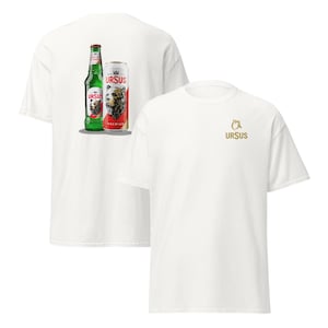 Romanian tshirt, Romania tshirt, Romanian Shirt, Romania flag shirt, Ursus Beer Tshirt, Ursus Bere shirt, beer shirt for him, beer tshirt