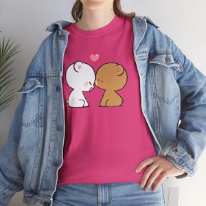 Camiseta de oso, camiseta de oso cariñoso - Camiseta unisex, camiseta gráfica, regalo para amantes de los animales, camiseta de oso adorable, camiseta inspirada en la naturaleza