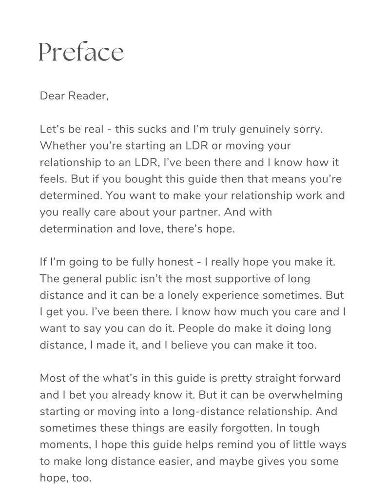 The Long Distance Relationship Guide - Etsy