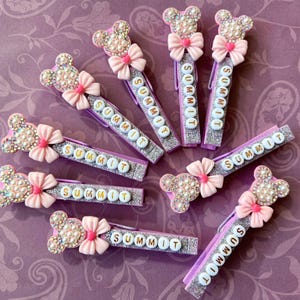 Summit Cheer Spirit Pins, Mouse Cheer Clips, D2 Summit Mouse Pins, Set of 10