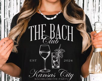 Kansas City Bachelorette Party Location Shirt for Bridesmaids and Bridal Party