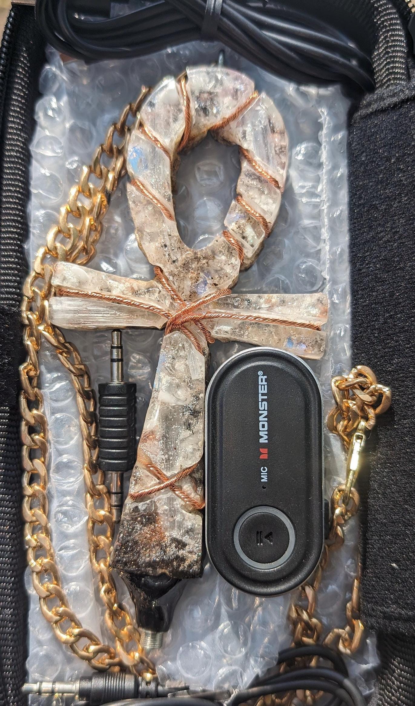 8.5ft PEMF field( orgone Ankh Rodin Coil Generator custom listing with 36w amplifier and magnetic testing sphere!
