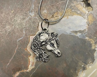 Arabian Horse Small Detailed Pendant on Chain