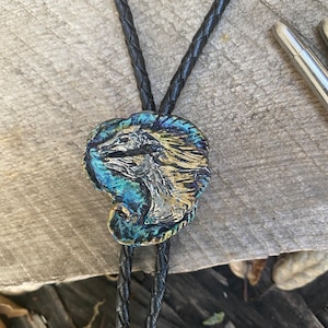 Horse Pewter Bolo Tie