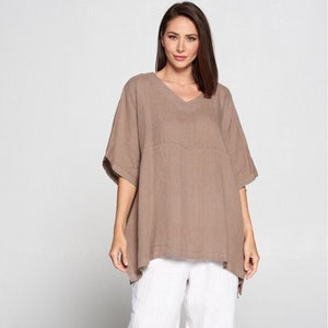 Linen Kimono Top