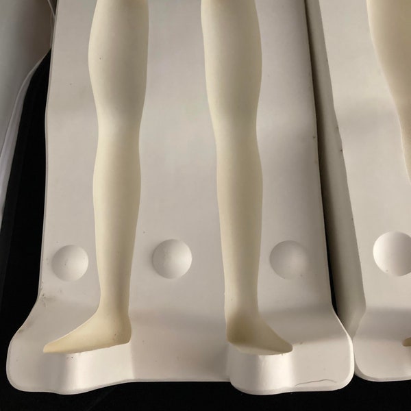 Vicki Hamilton Bare Feet Legs V308 For 18" Doll Hard to Find Mold Casting Mold Porcelain Slip Casting Leg Mold Large Heavy