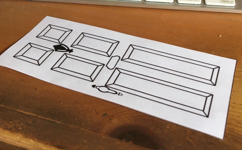 Door Pattern for Keystone Dollhouse Replacement Door zdjęcie 2