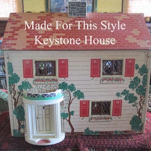 Keystone Dollhouse Fireplace and Hearth Replacement Digitally Remastered Replacement Keystone Dollhouse Restoration Piece Pre Assembled image 8