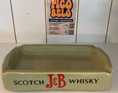 Vintage J&B Scotch Whisky ashtray, Wade PDM UK
