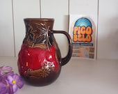 1970s Scheurich 419-14 West Germany Vintage Vase, Jug, Pitcher