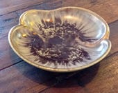 Vintage Germany bowl, Reactive glazes, Gold, 1917/24