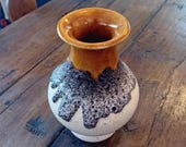 West Germany vase, Fat Lava, Vintage, Ceramics, Pottery
