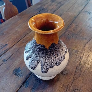 West Germany vase, Fat Lava, Vintage, Ceramics, Pottery