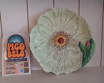 1930s Carlton Ware Poppy Vintage Plate, UK, hand painted