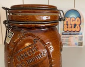 BAY Ceramic Vase West Germany 206 10 with lid Old Retro Vintage