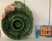 Pair of vintage ceramic egg holders, 1960's