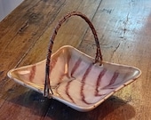 Vintage West Germany bowl, reactive glazes
