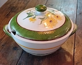 Vintage Thomas Germany tureen, Rosenthal, Ceramic, Porcelain, Hand painted