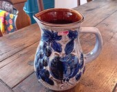 1960/70s Scheurich 419-18 West Germany ceramic Vase / Jug / Pitcher, Mid Century Vintage German Pottery