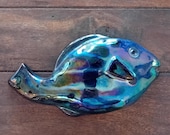 Ceramic fish, Hand made sculpture, Wall decoration, Wall hanging, Made in Portugal