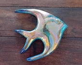 Ceramic fish, Hand made sculpture, Wall decoration, Wall hanging, Made in Portugal