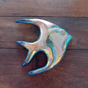 Ceramic fish, Hand made sculpture, Wall decoration, Wall hanging, Made in Portugal