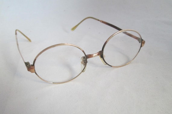 Vintage 1970's Gold Wire Rimmed John Lennon Style