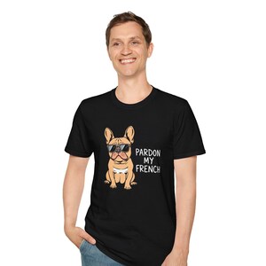 Camiseta genial de bulldog francés, unisex, ideal para amantes de los perros, ideal para dueños de mascotas, estilo veraniego, ropa informal bonita.