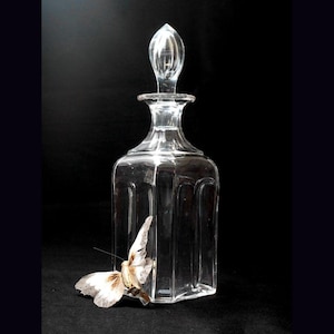 Napoleon 3 crystal decanter – antique whiskey decanter