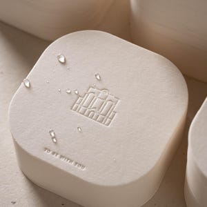 Aangepaste boekdruk onderzetters | Waterbestendige onderzetters van katoenpapier | Gepersonaliseerde bruiloftonderzetters