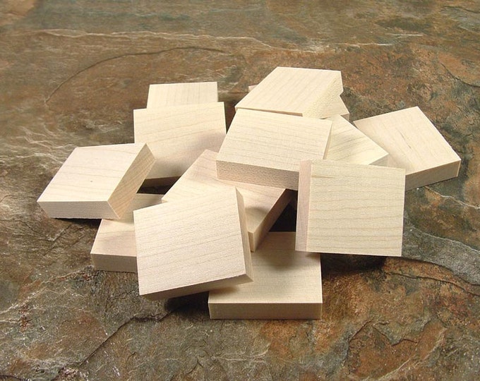Wood Craft Blocks Maple Wood DIY Unfinished Wooden Blocks Etsy