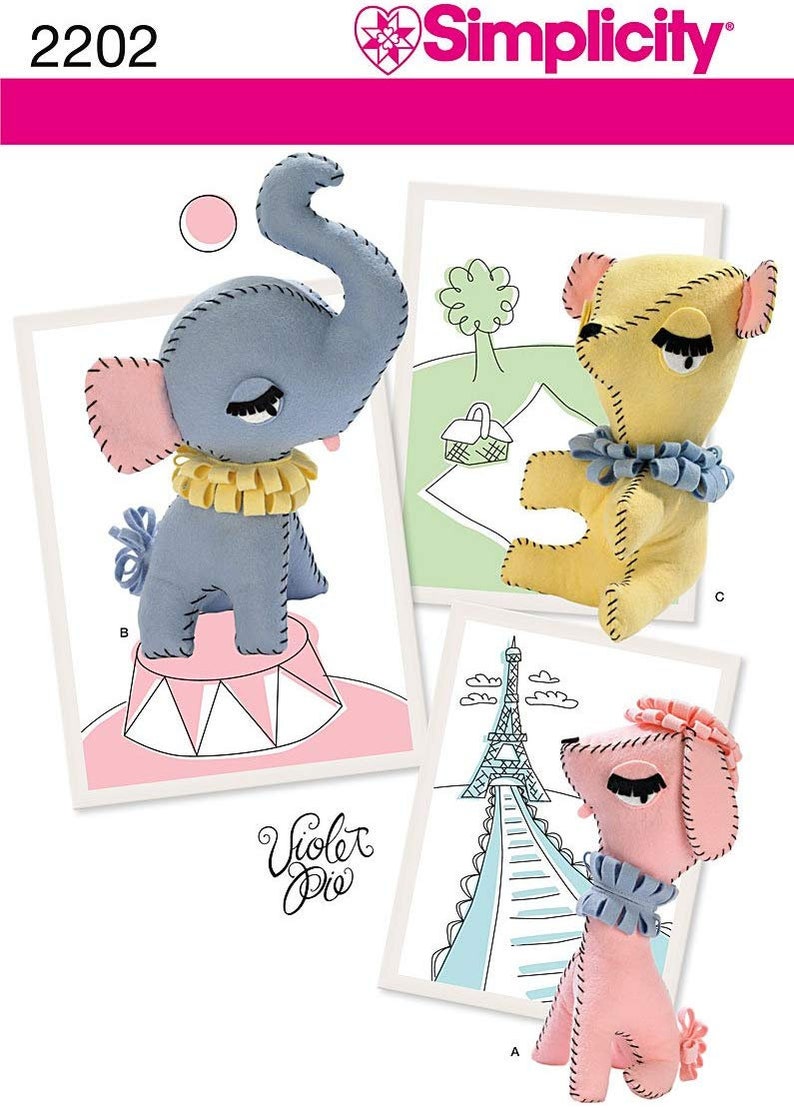 felt lion pattern free
