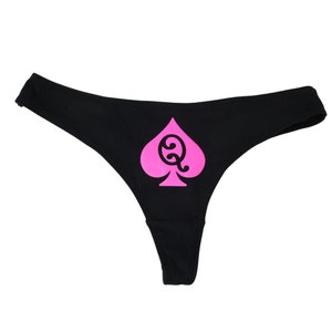 QOS Doll Thong Black