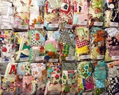 FABRIC SWATCHES by the Pound - Printed Cotton Quilt Scrap Bag Pack Bundle - zeetzeet - FREE Shipping Available - Grab Bag Assorted Quilting