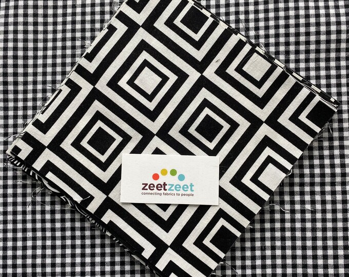 New Black & White Precut Charm Pack 5" Squares 100% Cotton Quilt Fabric - 60 Pieces