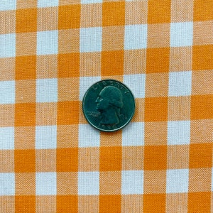 GOLDFISH Melon Orange KITCHEN Window Wovens Cotton Gingham by  Robert Kaufman AZH-17722-369- by the Yard or Select Size