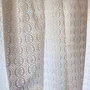 COTTON EYELET Fabric, White Eyelet Fabric, Embroidered Eyelet, 100% Cotton dress, blouse, or eyelet CURTAIN fabric, by the Yard or Half Yard