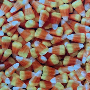 Packed CANDY CORNS Fabric - Timeless Treasures - 100% Cotton Fabric by Yard or Select Length - BOO-CD2938   Halloween Candy Corn Fabric