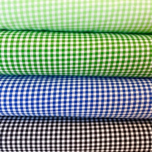 Royal BLUE GINGHAM Fabric by the Yard, 1/8 Robert Kaufman CAROLINA Gingham Fabric, 100% Cotton, Gingham Check White image 4