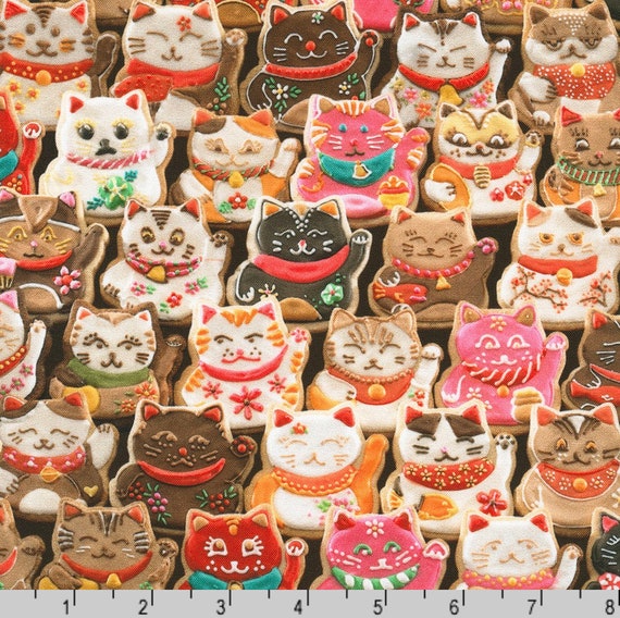 Animal Club Cats White - Robert Kaufman - PER QUARTER METRE Animal Club Cats White - Robert Kaufman - PER QUARTER METRE